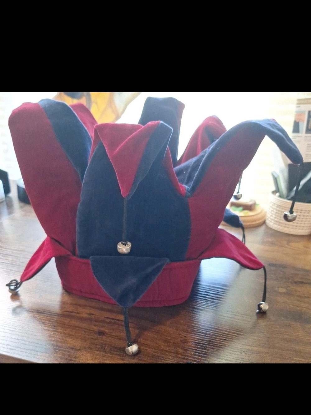 Multi Colored Jester Hat One Size Renaissance Festival Costume Halloween
